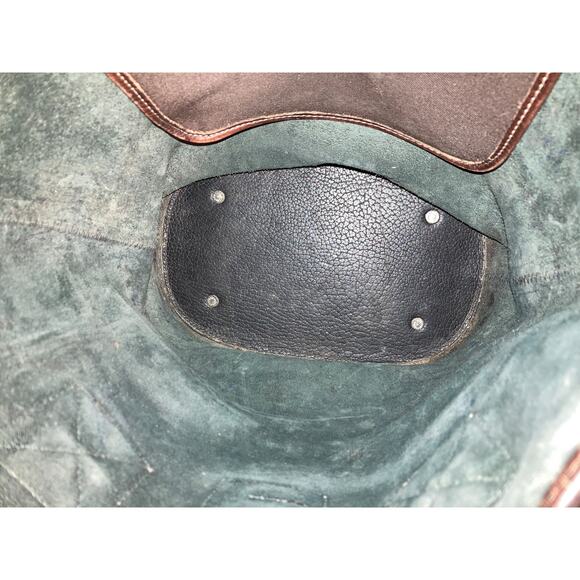 DOONEY & BOURKE VINTAGE PEBBLED LEATHER LARGE BUCKET BAG - Picture 14 of 16